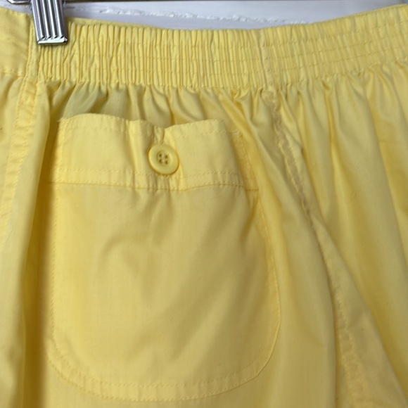 VINTAGE WEEDS YELLOW SHORT BEACH SHORTS - Picture 7 of 10